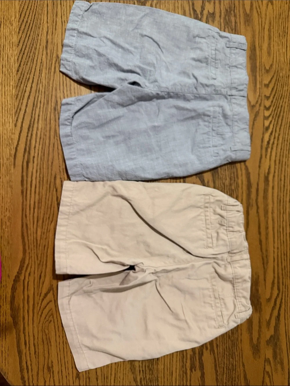 The Children's Place Boys Adjustable waist Shorts Set - Beige and Light Gray